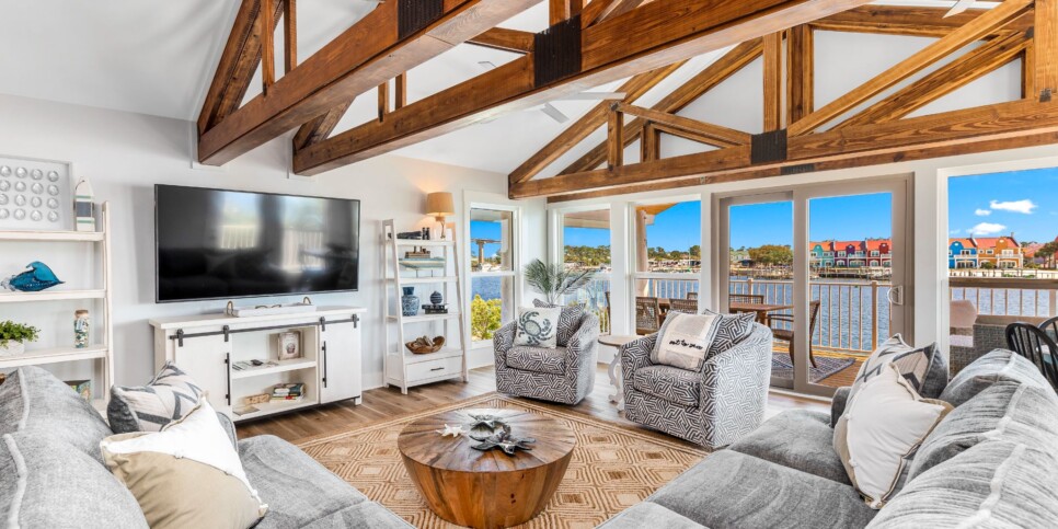 Perdido Key Rental - On the Canal - Living Room